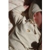 Babymutsje - Basic baby helmet tea stripe